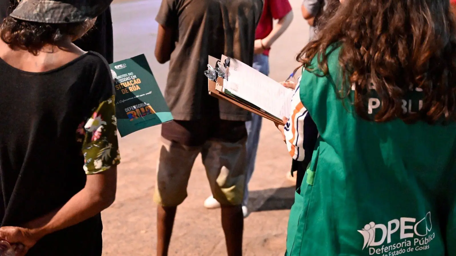 Defensoria na Rua: ação garante cidadania e dignidade a pessoas em situação de rua em Luziânia